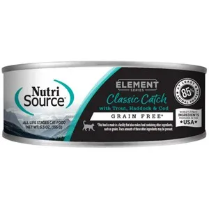 12/5.5oz Nutrisource Element Cat Classic Catch - Dog/Cat Supplements